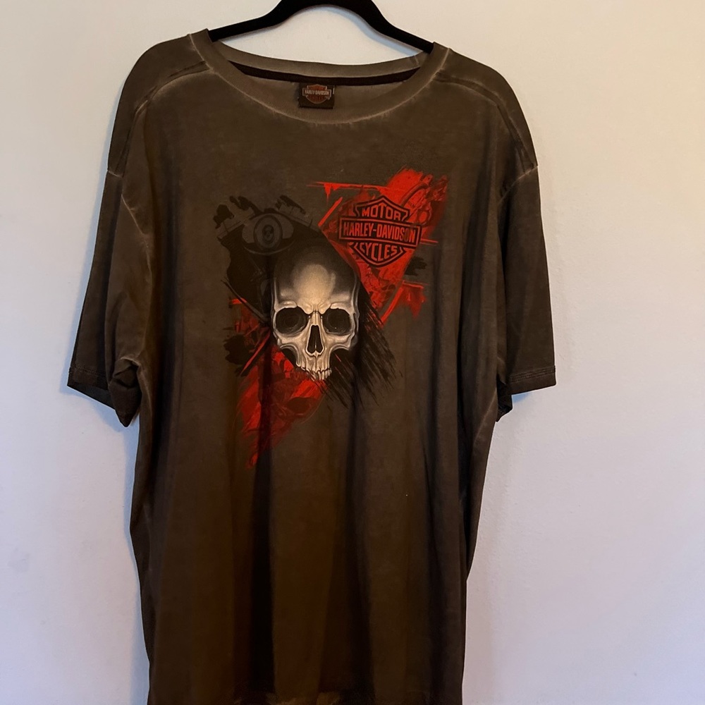 Harley Davidson 2xl skull tshirt
